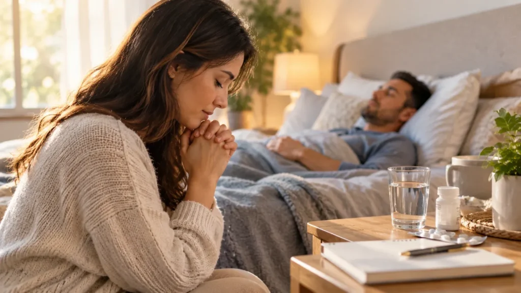 Prayer for my husband's health and strength.